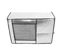 RepiceFinem Silver Aluminium Foil Unit Couvercle Couvre-soleil à l'épreuve de poussière pour étanche pour le climatiseur extérieur 86x35x60cm 33.9x13.8x23.6in (96x40x70cm / 37.8x15.7x27.6in)