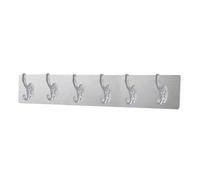 REpiceFinem Strip Hook Strong Adhesive Transparent acrylique Murm de punch pour la salle de bain avec une forte conception de capacité d'appui et une utilisation multifonctionnelle