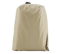 REpiceFinem Table Ronde Couverture de poussière en qualité Peinte en Argent en Argent TAFT TAFT à l'épreuve du Vent et léger idéal pour Le Barbecue de Pique-Nique extérieur Patio (Beige)