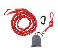 REPICEFINEM TOW RED Simple Light Elastic Flexible Labour Sauver la corde de traction pour le vélo Convient pour le ski Kayaking Stand Up Paddle Boards Longueur Environ 7 mètres (Rouge)