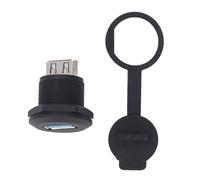 RepiceFinem USB 3.0 Femelle à Un Panneau de Panneau Femelle Coupleur Épreuve de l'eau Adaptateur d'extension de cloison à poussière avec Conception de Verrouillage fileté pour des