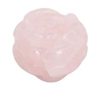 Repirefinem rose quartz Crystal Stone for Love Energy Spiritual Healing Meditation Bureau décor poche Pochette Couper Stone pour les collectionneurs de cristal de famille d'amant (Pétales de fleurs)