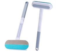 Repisser les poils pour animaux de compagnie, 2pcs Brussage de nettoyage fourrure pour animaux compagnie, 4 en 1 outil d'épilation pour chats et chiens, pour canapé et meubles pour vêtements, l