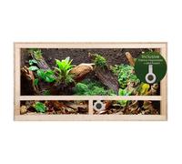 Repiterra® Terrarium 60x30x30cm en bois pour reptiles et amphibiens avec aérations latérales