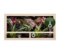 Repiterra Terrarium Reptiles & Batraciens En Bois OSB - Facile à Monter - Aeration Sur Les Cotés - 100x60x50cm