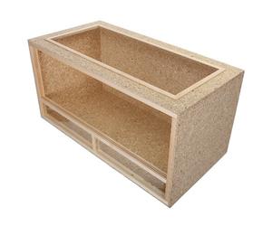 Repiterra Terrarium Tortues Salamandres Batraciens en Bois OSB - Facile à Monter - Aeration Sur Le Toit - 100x60x60cm