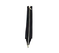 Replaceable DIY Sewing Leather Zipper Useful For Crochet Bag Hardware Accessory Handbag(Black)