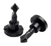 [Replacement] 10 pièces Clips à vis de Plaque Couvercle de Compartiment Moteur Clips à vis en Plastique Noir for Porsche for Cayenne 2003-2010 95557271000 QQBIKP661