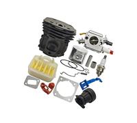 Replacement 45mm Cylinder Piston Carburetor Air Kit Fit for 353 351 350 346 346XP 345 340 Chainsaws Intake Manifold