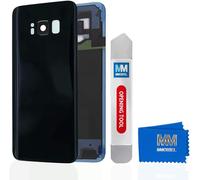 Replacement Back Housing With Camera Lens Compatible With Samsung Galaxy S8 Plus G955 6.2 Inches (Night Black)