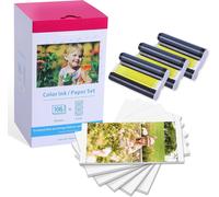 Replacement Canon Selphy CP1300 Photo Paper and Cartridge for Canon Selphy CP1500 CP1200 CP1000 CP910,Compatible KP-108IN 3115B001(AA),3 Printer Cartridges and 108 Sheets Paper (100 x 148 mm)
