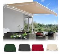 Replacement Canvas Awning Cover Waterproof and Tear-Resistant Fabric for Outdoor Use 20 ft x 6.5 ft