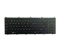 Replacement Clavier d'ordinateur Portable pour for Hasee for God of War for K610D États-Unis Version Couleur Noir avec rétroéclairage