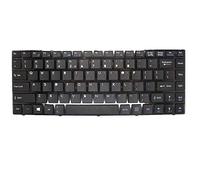 Replacement Clavier d'ordinateur Portable Pour For MSI CR400 CR420 CR460 X320 X340 X350 X370 EX465 CX420 X400 X410X GE40 FX420 CS480 N4205 FX400 CR42 CR41 CX460 U270 X420 Noir États-Unis Version