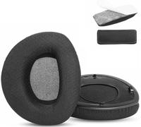 Replacement Ear Pads and Headband Compatible with Sennheiser HDR160/170/180 RS160/170/180 Wireless Breathable Fabric/High Density Foam Ear Pads