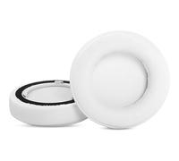 Replacement Ear Pads Compatible with Corsair Virtuoso RGB Wireless SE Gaming Headset Memory Foam Headset (White/Plastic Ring)