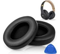 Replacement Ear Pads Fit Beats Studio 2.0 and 3.0 Wired/Wireless/B0500/B00501, Soft Leather Ear Pads, Soundproof Memory Foam (Black)