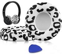 Replacement Ear Pads for Beats Solo 2 & Solo 3 Wireless Over-Ear Headphones, Protein Leather Covered Earmuffs, Noise Cancelling Memory Foam