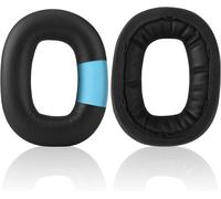 Replacement Ear Pads for Marshall Monitor II Headphones Memory Foam PU Leather Earpads Black