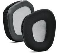 Replacement Foam Ear Pads Compatible with Corsair Void RGB Elite USB Gaming Headset Premium Quality (Black Grey)