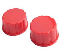 Replacement Gas Can Cap for 5 Gallon Container Coarse Thread Lid Compatible with 1 2.5 10 Gallon Storage Plastic Screw Top Red Cap(2pcs)