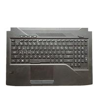 Replacement La Coque Coquille Autour du Clavier C Coquille & Pavé Tactile & Clavier pour for ASUS for ROG Strix GL503GE GL503VD GL503VM GL503VS Noir États-Unis Version