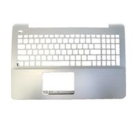 Replacement La Coque Coquille Autour du Clavier C Coquille Pour For ASUS A555 A555DA A555DG A555LA A555LB A555LD A555LF LJ LN A555LP A555QG A555UB A555UJ A555UQ A555YI Blanc Petite Touche Entrée