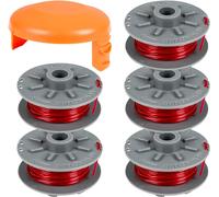 Replacement Line Spool for Gardena Turbo 5364-20 Strimmer with 1 Cap 05328-20 for Gardena Turbo SmallCut Trimmer (Item No. 2401) (5 Spools+1 Cover)