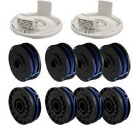 Replacement Line Spool for RAC123 Strimmer Compatible with Ryobi RLT4027,RLT4125,RLT5027,RLT6030,RLT5127,RLT6130-5132002670,8 m Diameter 1.5 mm x 6.7 m m Caps