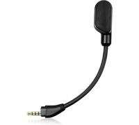 Replacement Microphone Compatible with HyperX Cloud III Wired & Wireless-Detachable Noise Reduction Mic with Mute LED Indicator for Clear Gaming Voice Chat