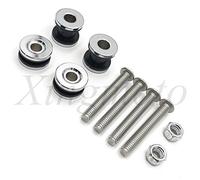 Replacement of Detachable Sissy Bar Docking Hardware Kit for Harley Sportster XL 1200 883 04-17