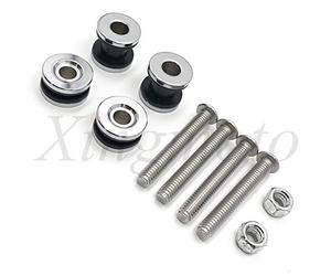 Replacement of Detachable Sissy Bar Docking Hardware Kit for Harley Sportster XL 1200 883 04-17