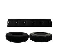 Replacement Parts for Beyerdynamic for Custom One Pro Earpads Earmuff Bumper Cushion Cups Pillow Cover Headband Manchon en Mousse(1 Set Velvet Black)