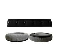 Replacement Parts for Beyerdynamic for Custom One Pro Earpads Earmuff Bumper Cushion Cups Pillow Cover Headband Manchon en Mousse(1 Set Velvet Gray)