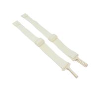 Replacement Parts for Fisher-Price Space Saver High Chair - BGB27 ~ Fits Many Models ~ Includes 2 White Replacement Shoulder Straps