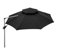 Replacement Patio Umbrella Canopy - 2 Layer UV Protection Waterproof Outdoor Parasol Replacement Fabric For 8 Rib Cantilever Garden Umbrella Terrace Poolside