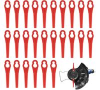 Replacement Plastic Blades,120 Piece Replacement Blades 8.5 cm Blade Edging Lawn Mower Plastic Blades for Garden and Lawn Cutting Edges
