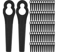 Replacement Plastic Blades Blade Cutting Edging Plastic Lawn Mower Blades 120pcs for Lawn Edger Trimmer Accessories