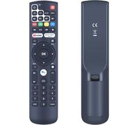 Replacement Remote Control Compatible with Tele System Rcup Digital Terrestrial Android TV Set Top Box,Compatible with TELESystem UP T2 4K DVB-T2 SRT82 ON T2