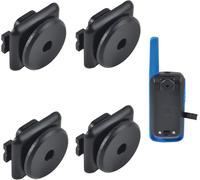 Replacement Round Back Clip Walkie Talkie Kit Compatible with Motorola T82 T62 T42 T72 Use on Two Way Radio Stand