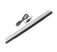 Replacement Sensor Bar Compatible with Nintendo Wii & Wii U Console - IR Motion Ray Sensor Accessories with Clear Stand for Wii Remote (Wii U/Wii Compatible)