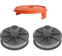 Replacement Spool for Gardena 5307-20 Strimmer 20ft x 1.65mm for Gardena EasyCut ComfortCut PowerCut SmallCut Strimmer (2 Spools + 1 Cover)