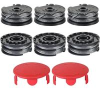 Replacement Spools for Bosch ART 30-36 LI,Advanced Grass Cut 36,ART 24,ART 27,ART 30,ART24+,ART27+,ART30+ (6 Spools + 2 Caps)
