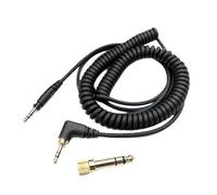 Replacement Spring Headphone Cable for Technics EAH-DJ1200 DJ Headset Audio Cord