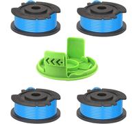Replacement Strimmer Line Spool for Greenworks G24LT G24LTK2 G24LT30M G24LT30MK2 Strimmer 24V (4 Spools + 1 Cap)