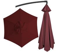 Replacement Sun Umbrella Canopy for 200/270/300cm Round Umbrellas - UV50+ Waterproof Washable Cover Perfect for Outdoor Patio Garden Beach - 6/8 Arm Compatibility
