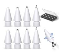 Replacement Tips pour Apple Pencil Pro/2nd/1st/USB-C(8 Pack)Multiple Mixed Tip,Anti-scratch POM Tips,Metal Tips,Highly Sensitive