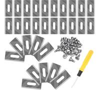 Replacement Titanium Blade for Lawnmower,Accessories for Lawnmower,Lawn Mower Blades,Compatible with Husqvarna,McCulloch,Flymower Blades (30 Pieces)
