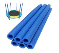 Replacement Trampoline Enclosure, Foam Trampoline Pole Sleeves, 6.29x11.81x6.29 inches Compact Design Accessories, Set of Six Protective Cover for Safe Jumping and Outdoor Activity