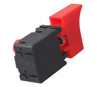 Replacement Trigger Switch for 125 Type Angle Grinder, Anti-Lock Electric Trigger Button with Plastic Casing for Power Control on Grinders and Compatible Tools